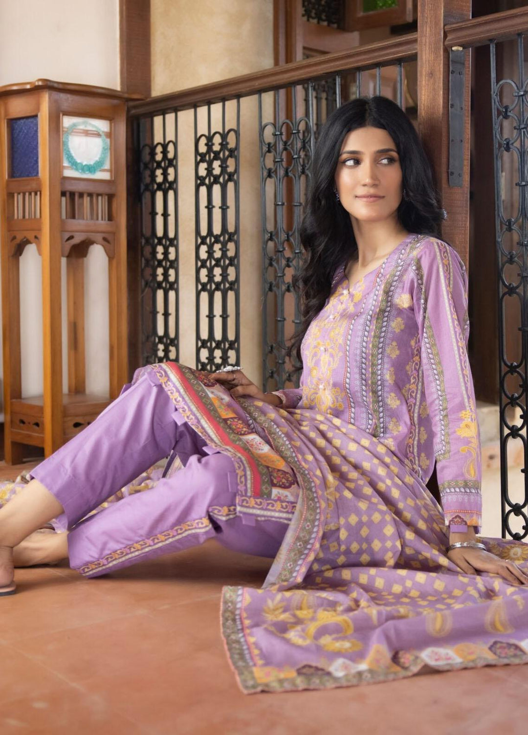 Salina By Regalia Textiles Printed Lawn Suits Unstitched 3 Piece RGT23SP-V13 D-02 - Summer Collection
