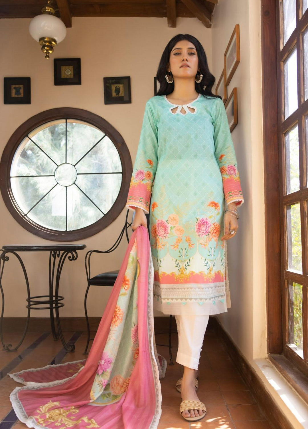 Salina By Regalia Textiles Printed Lawn Suits Unstitched 3 Piece RGT23SP-V13 D-05 - Summer Collection