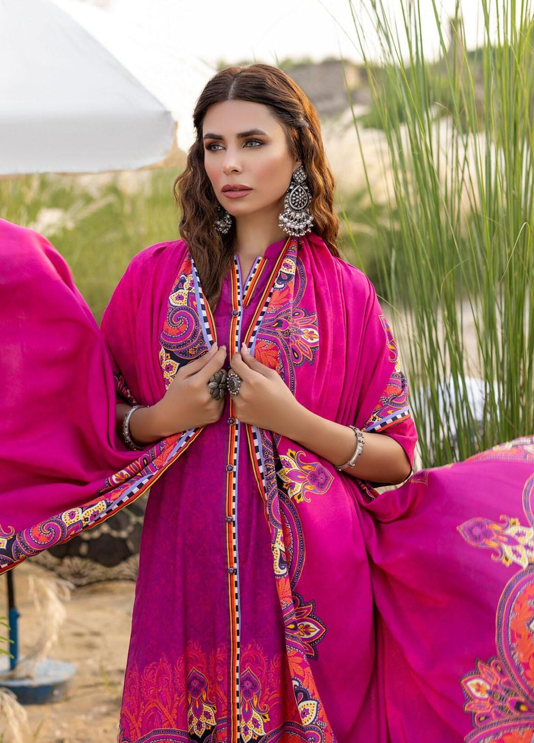 Salina By Regalia Textiles Printed Lawn Suits Unstitched 3 Piece RGT23SP-V13 D-10 - Summer Collection