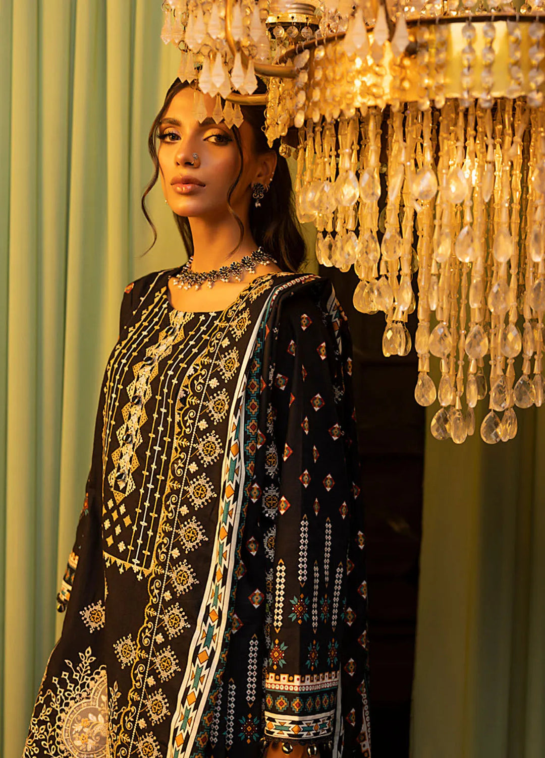 Salina by Regalia Textiles Embroidered Khaddar Suits Unstitched 3 Piece Amar - Winter Collection