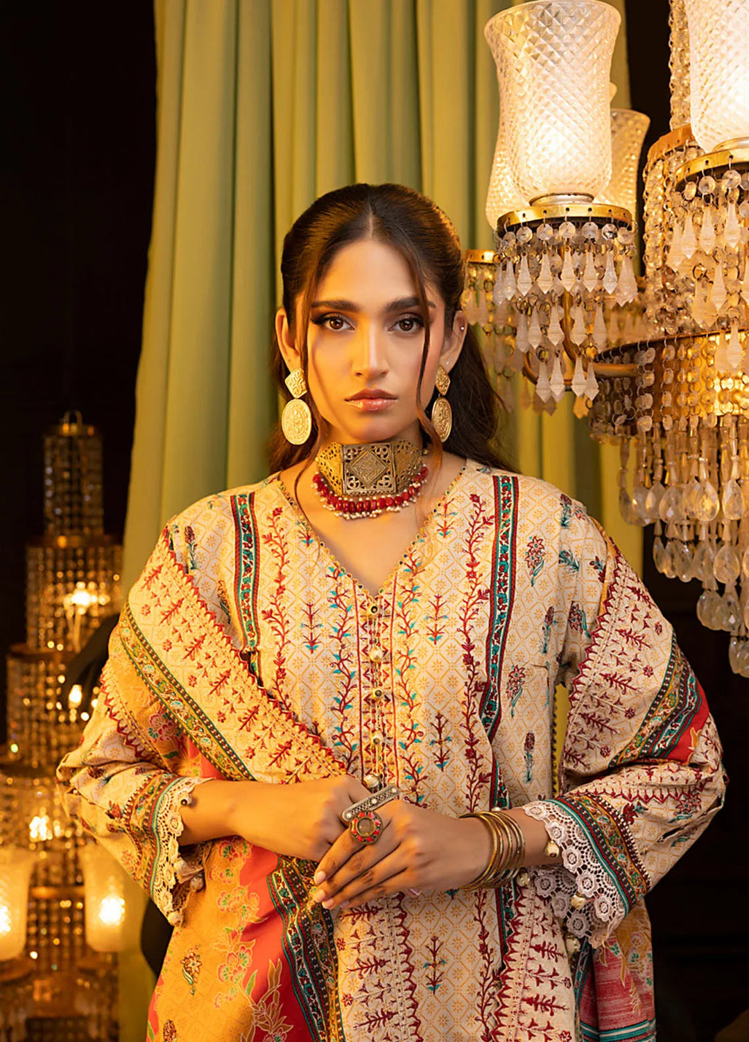 Salina by Regalia Textiles Embroidered Khaddar Suits Unstitched 3 Piece Ayzal - Winter Collection