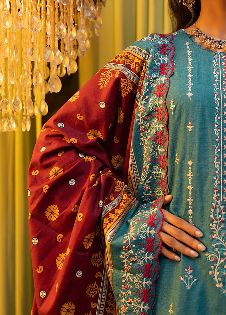 Salina by Regalia Textiles Embroidered Khaddar Suits Unstitched 3 Piece Kesh - Winter Collection