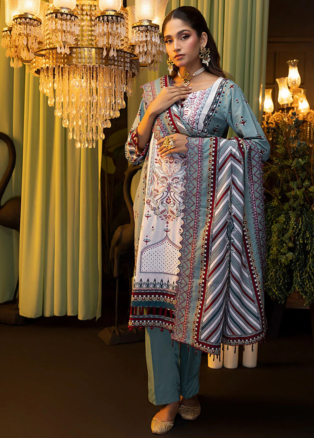 Salina by Regalia Textiles Embroidered Khaddar Suits Unstitched 3 Piece Marin - Winter Collection