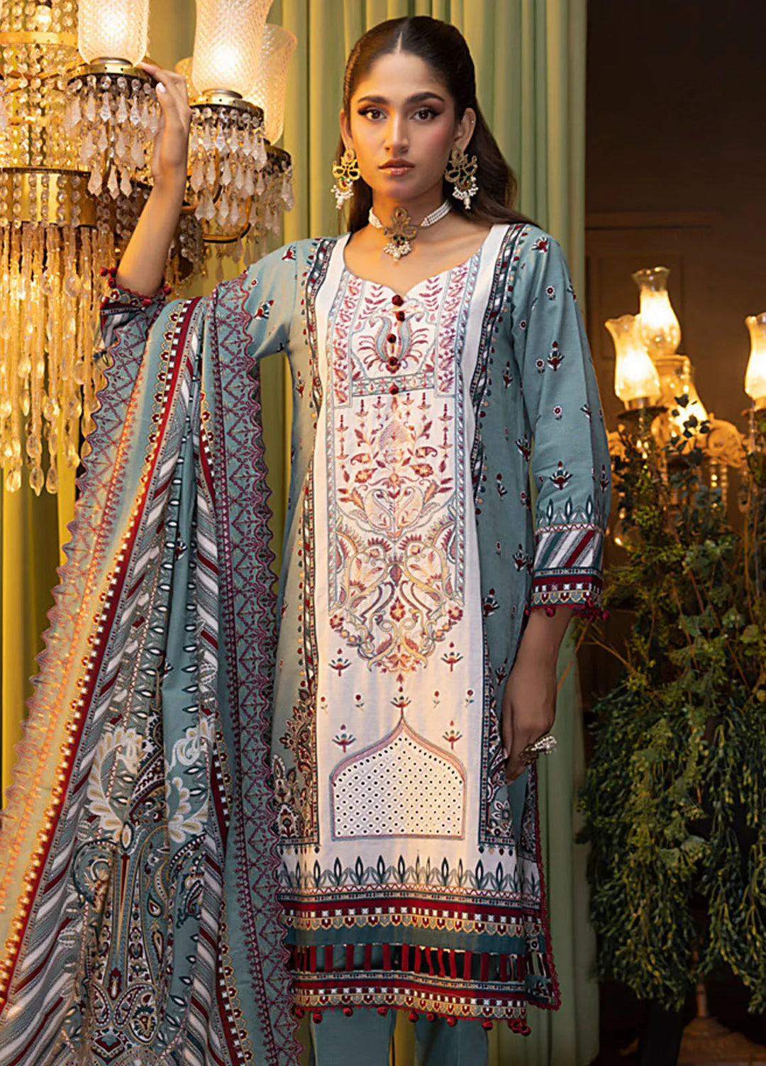 Salina by Regalia Textiles Embroidered Khaddar Suits Unstitched 3 Piece Marin - Winter Collection