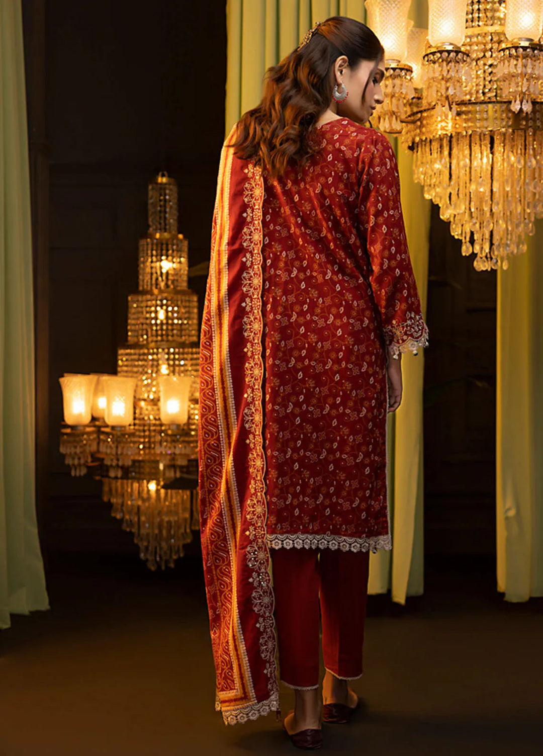 Salina by Regalia Textiles Embroidered Khaddar Suits Unstitched 3 Piece Qasr - Winter Collection