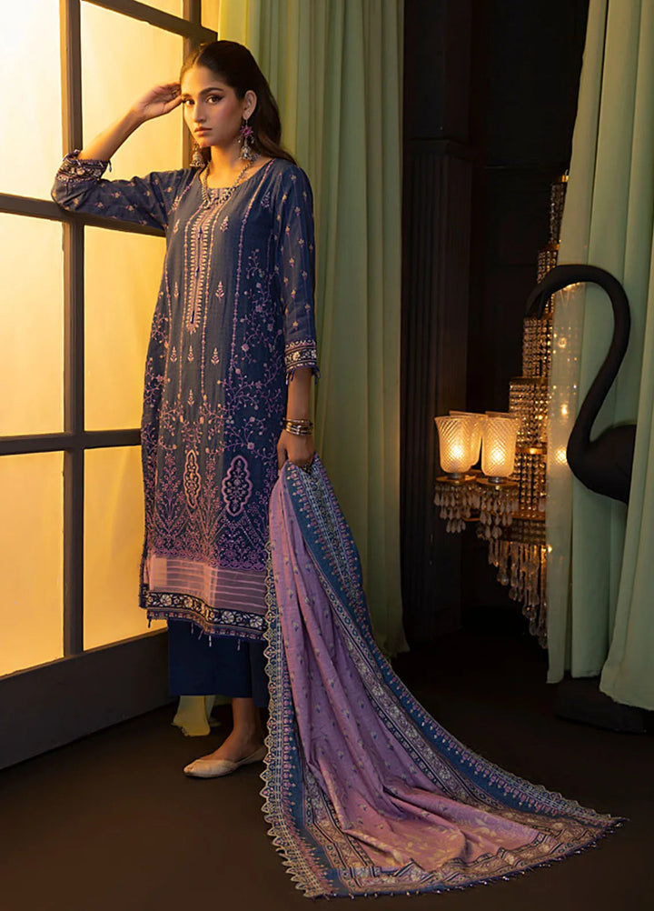 Salina by Regalia Textiles Embroidered Khaddar Suits Unstitched 3 Piece Rinnah - Winter Collection