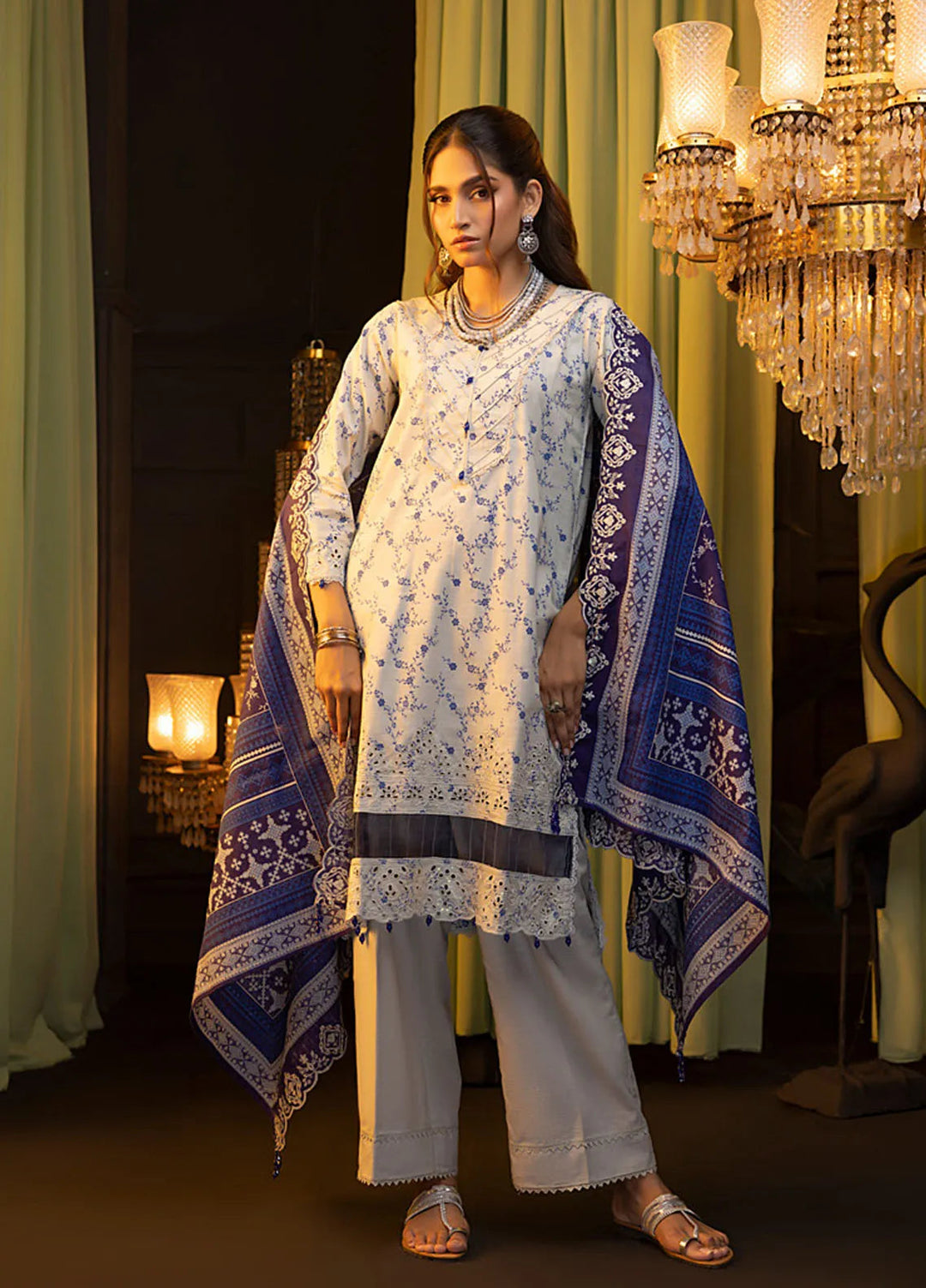 Salina by Regalia Textiles Embroidered Khaddar Suits Unstitched 3 Piece Zaib - Winter Collection