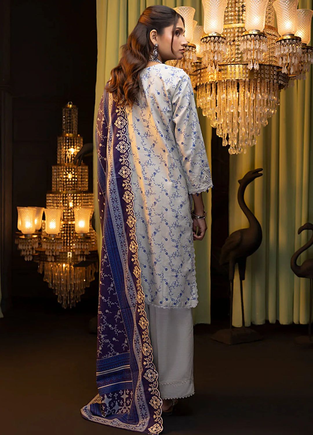 Salina by Regalia Textiles Embroidered Khaddar Suits Unstitched 3 Piece Zaib - Winter Collection