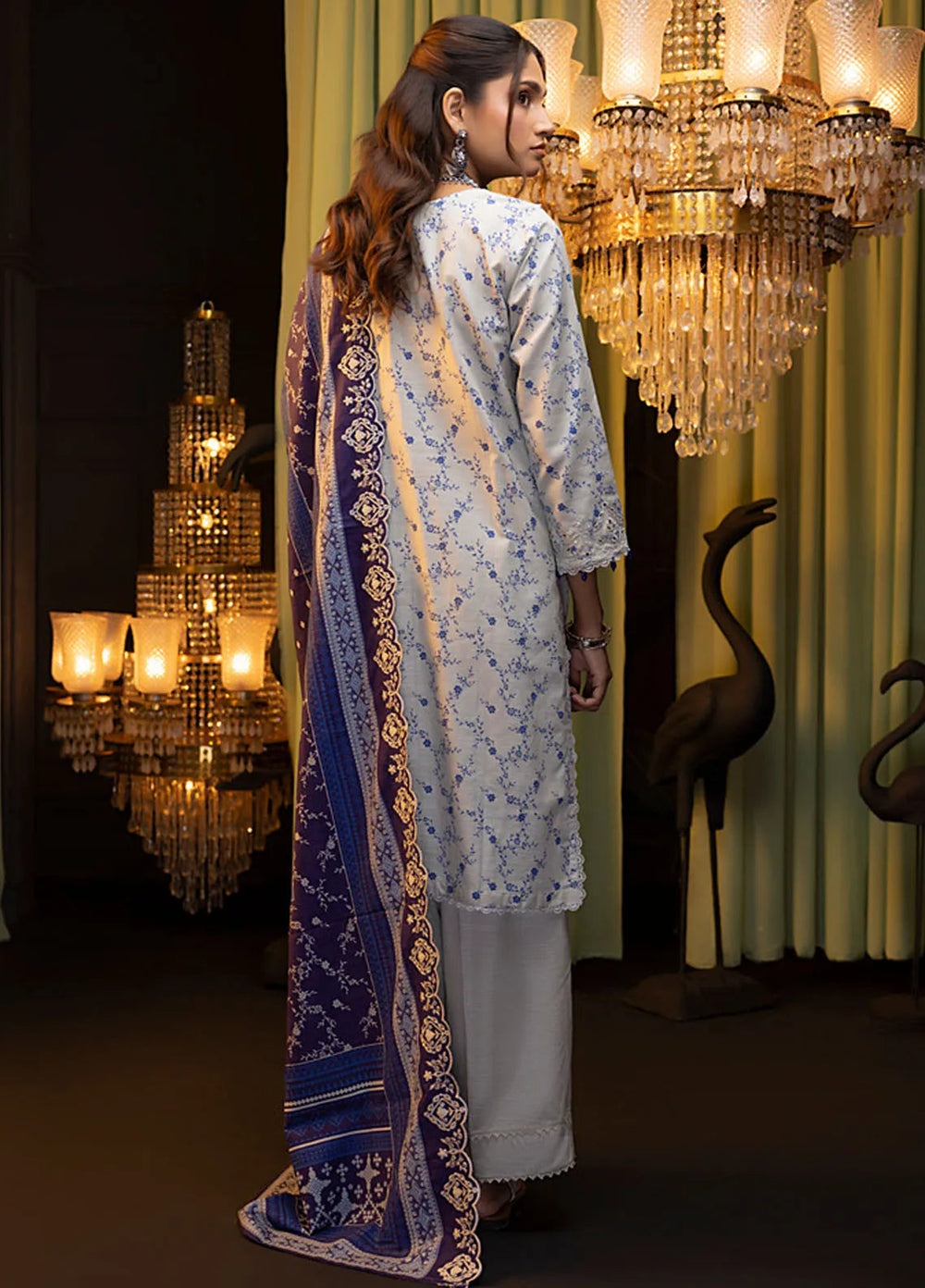 Salina by Regalia Textiles Embroidered Khaddar Suits Unstitched 3 Piece Zaib - Winter Collection