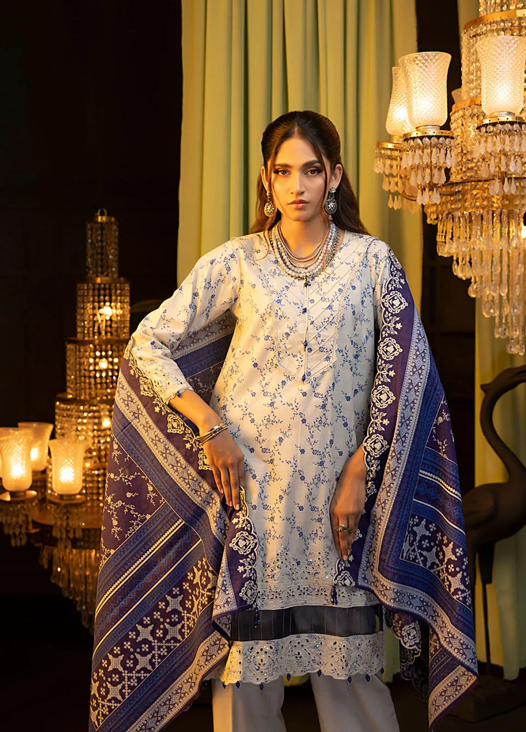 Salina by Regalia Textiles Embroidered Khaddar Suits Unstitched 3 Piece Zaib - Winter Collection