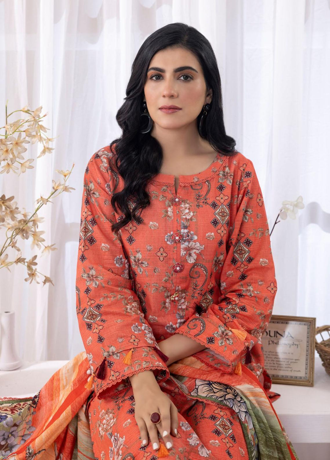 Salina By Regalia Textiles Printed Khaddar Suits Unstitched 3 Piece RGT23-S3 SSPK3-1 - Winter Collection