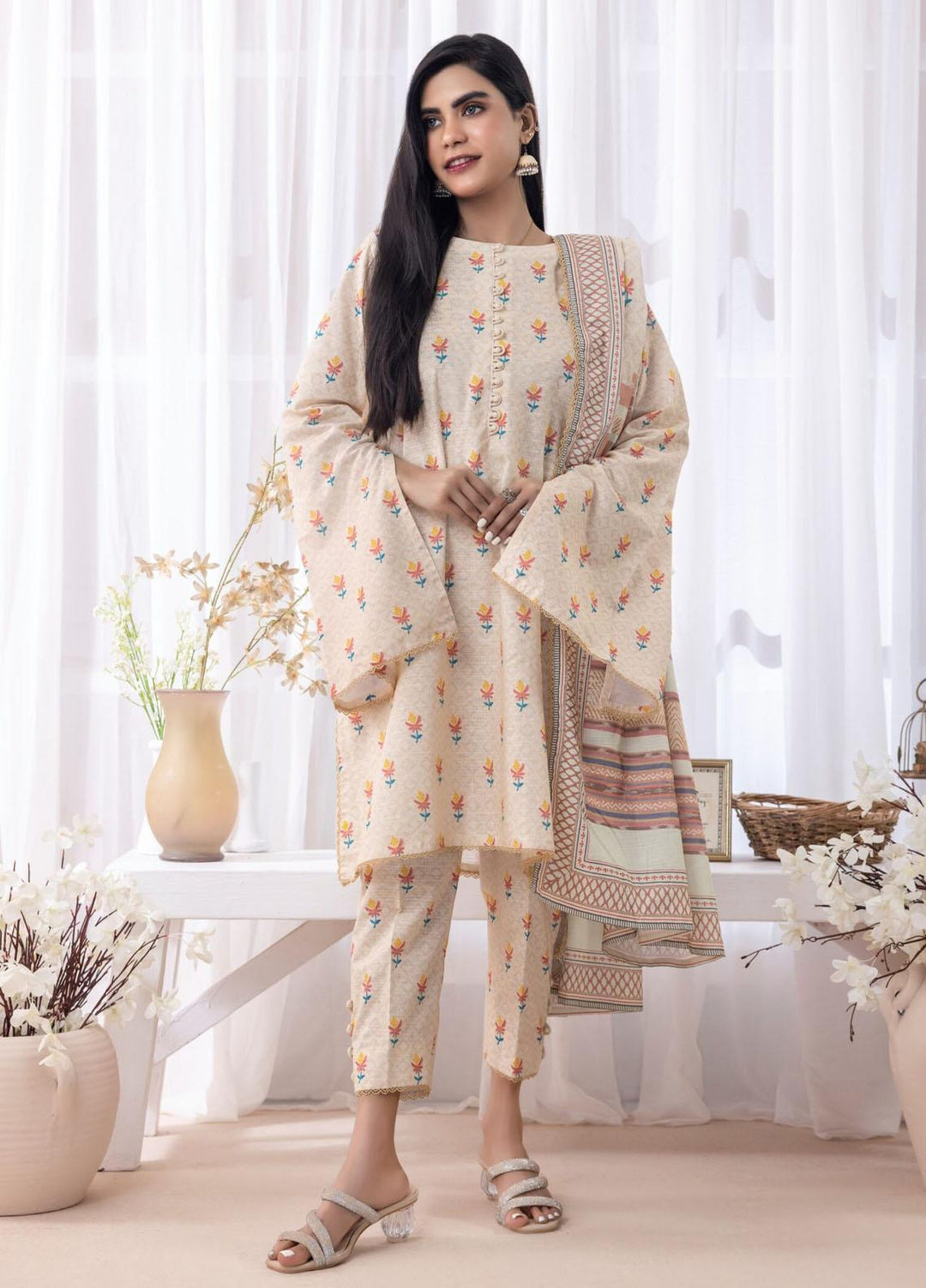 Salina By Regalia Textiles Printed Khaddar Suits Unstitched 3 Piece RGT23-S3 SSPK3-2 - Winter Collection