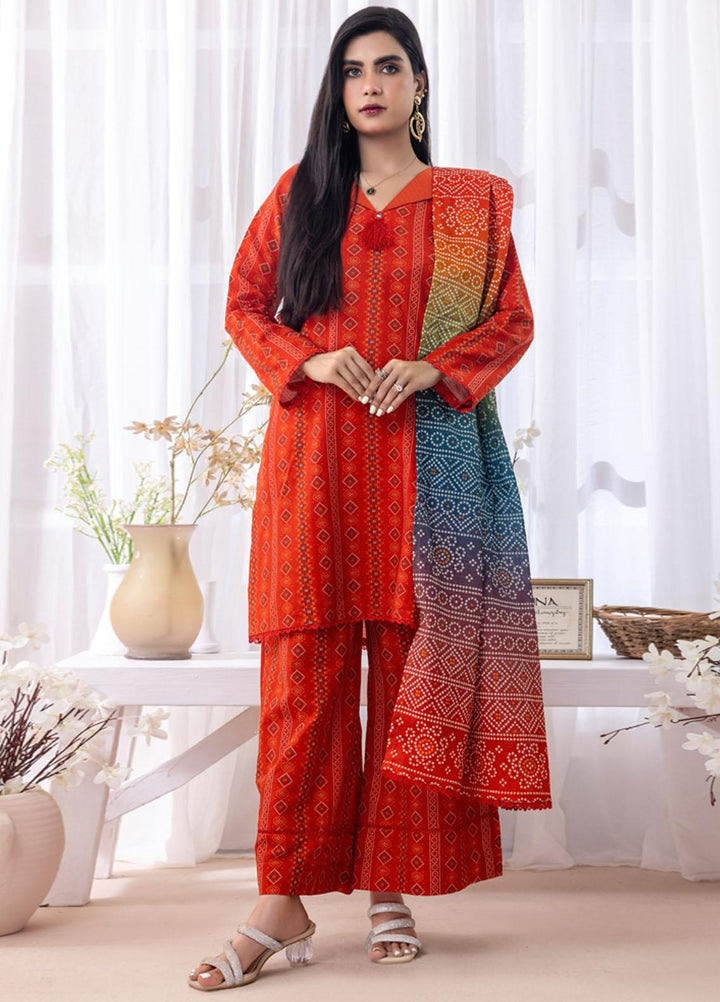 Salina By Regalia Textiles Printed Khaddar Suits Unstitched 3 Piece RGT23-S3 SSPK3-4 - Winter Collection