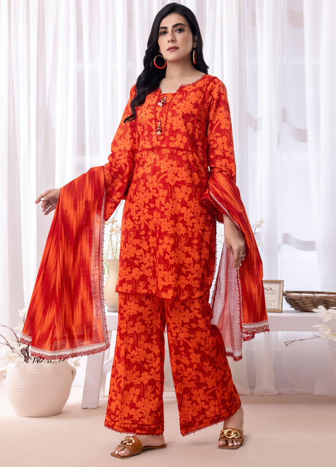 Salina By Regalia Textiles Printed Khaddar Suits Unstitched 3 Piece RGT23-S3 SSPK3-5 - Winter Collection