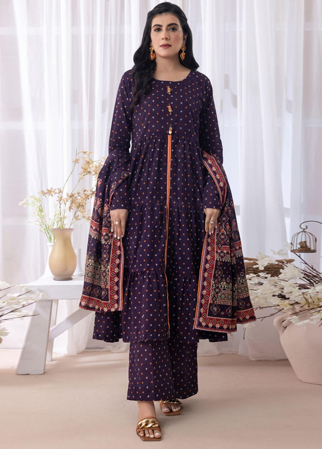 Salina By Regalia Textiles Printed Khaddar Suits Unstitched 3 Piece RGT23-S3 SSPK3-6 - Winter Collection