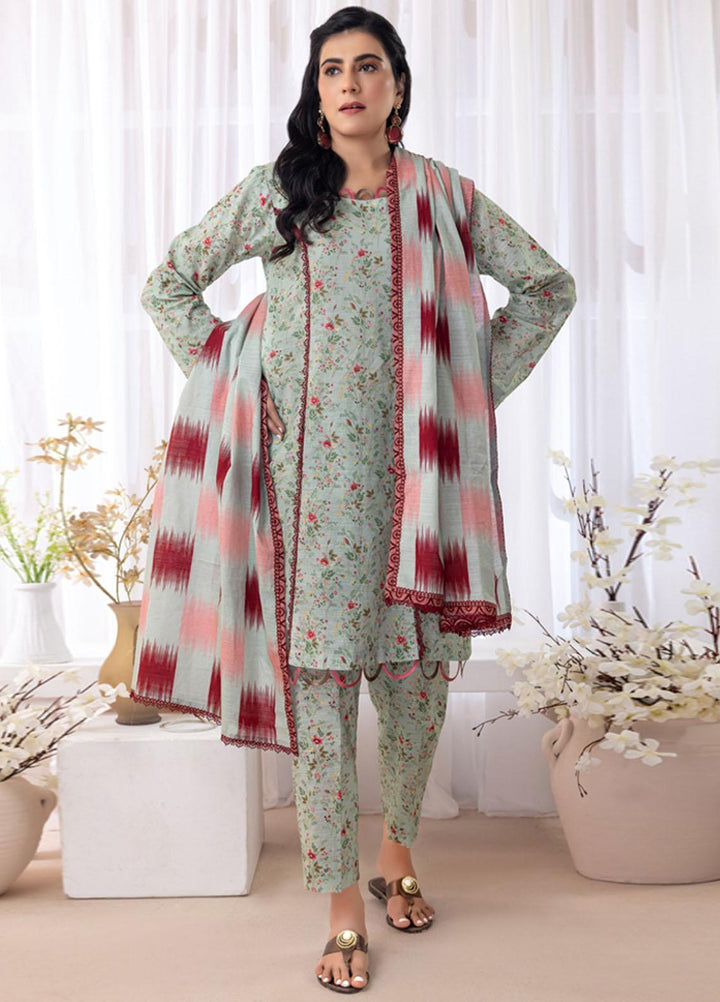 Salina By Regalia Textiles Printed Khaddar Suits Unstitched 3 Piece RGT23-S3 SSPK3-8 - Winter Collection