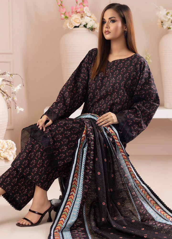 Salina By Regalia Textiles Printed Khaddar Suits Unstitched 3 Piece RGT23-S4 SSPK4-1 - Winter Collection