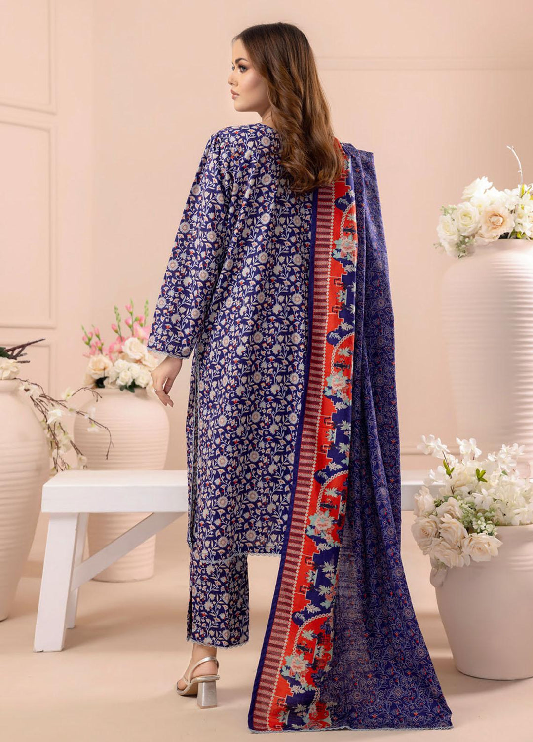 Salina By Regalia Textiles Printed Khaddar Suits Unstitched 3 Piece RGT23-S4 SSPK4-10 - Winter Collection