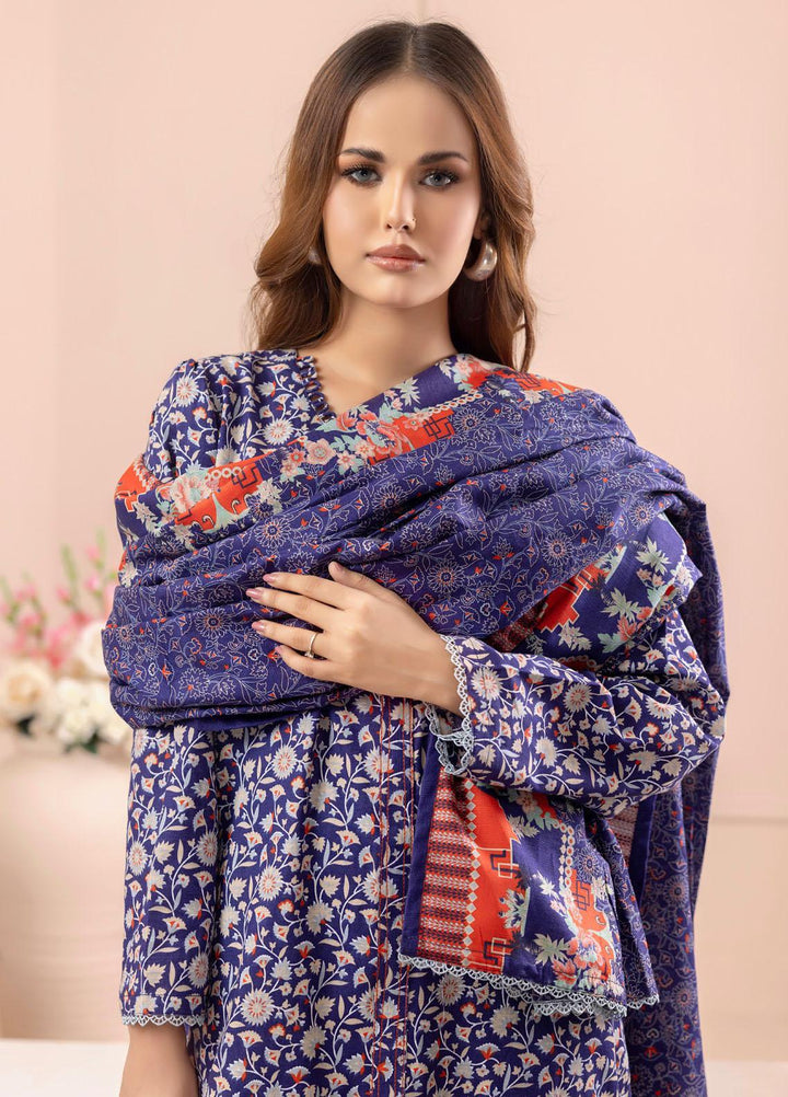 Salina By Regalia Textiles Printed Khaddar Suits Unstitched 3 Piece RGT23-S4 SSPK4-10 - Winter Collection
