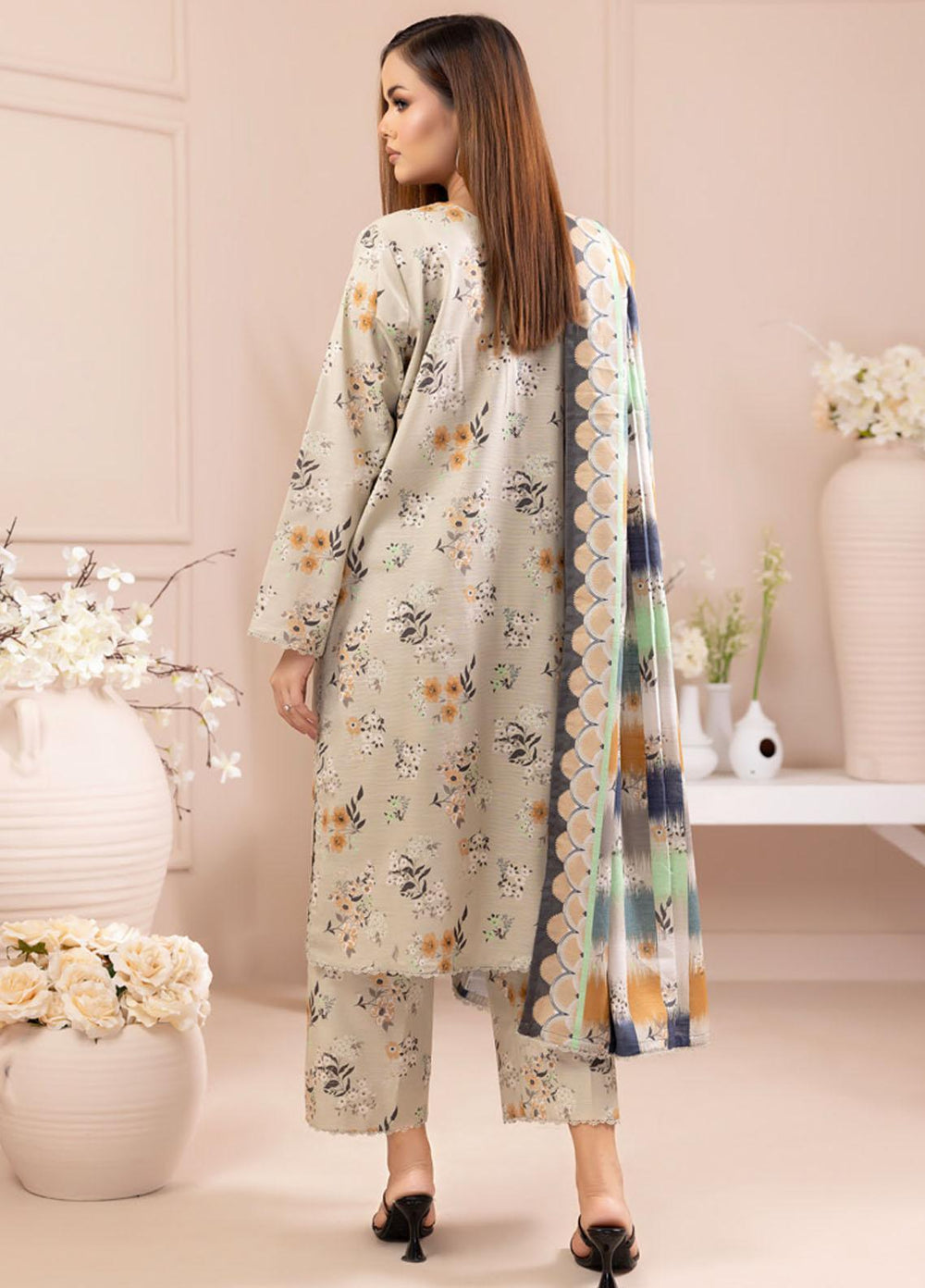 Salina By Regalia Textiles Printed Khaddar Suits Unstitched 3 Piece RGT23-S4 SSPK4-2 - Winter Collection