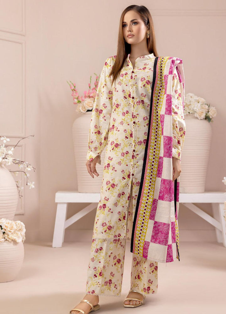 Salina By Regalia Textiles Printed Khaddar Suits Unstitched 3 Piece RGT23-S4 SSPK4-3 - Winter Collection