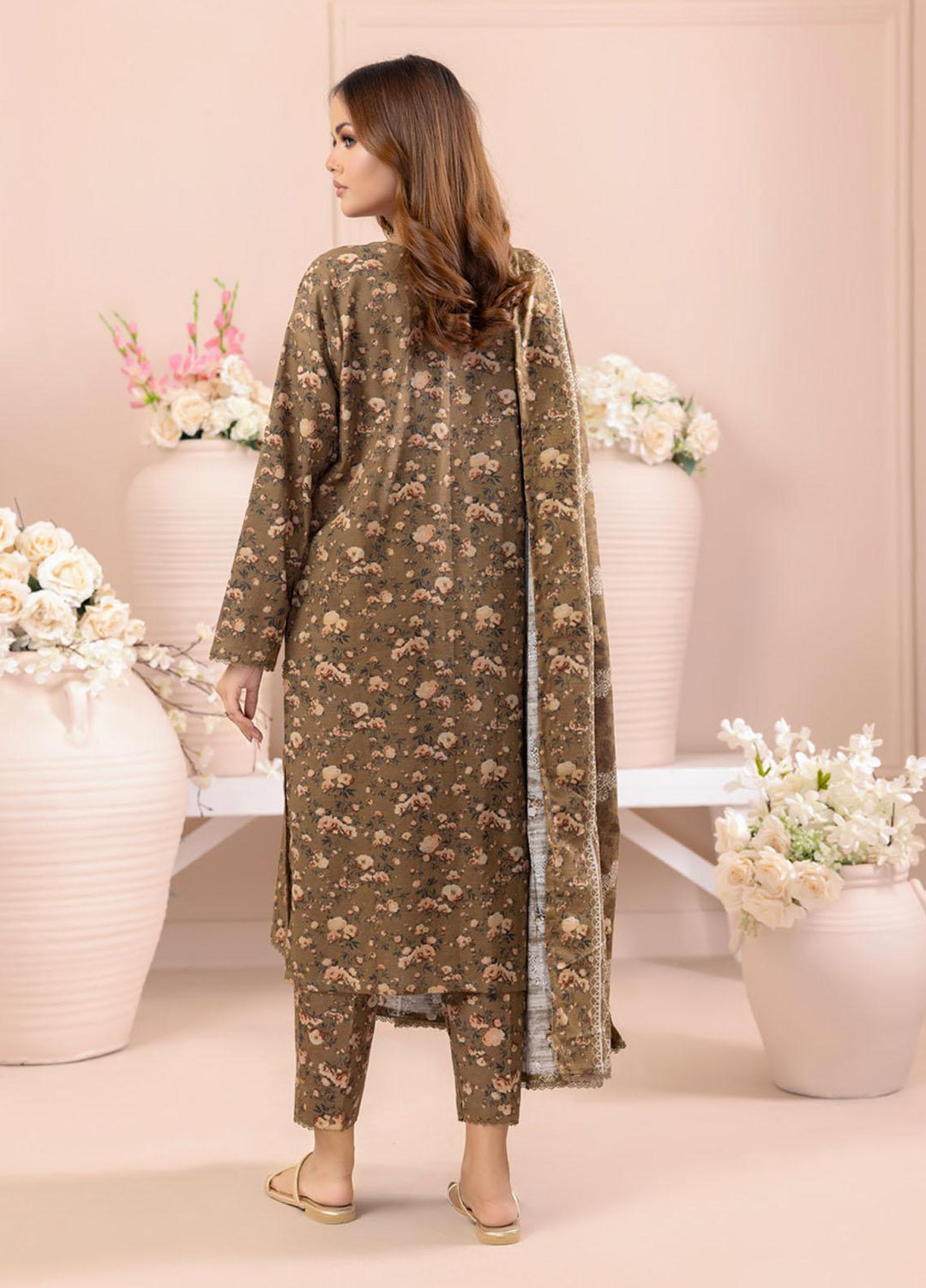 Salina By Regalia Textiles Printed Khaddar Suits Unstitched 3 Piece RGT23-S4 SSPK4-8 - Winter Collection