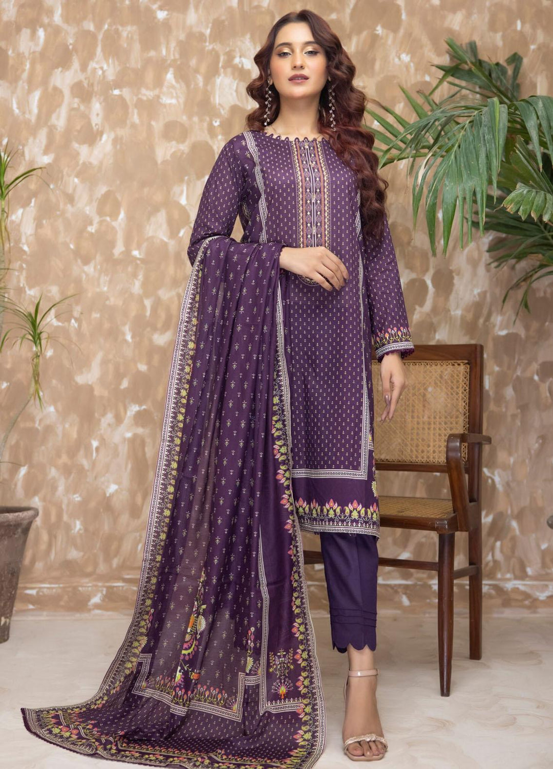 Salina By Regalia Textiles Printed Lawn Suits Unstitched 3 Piece RGT23S-V18 D-01 - Summer Collection