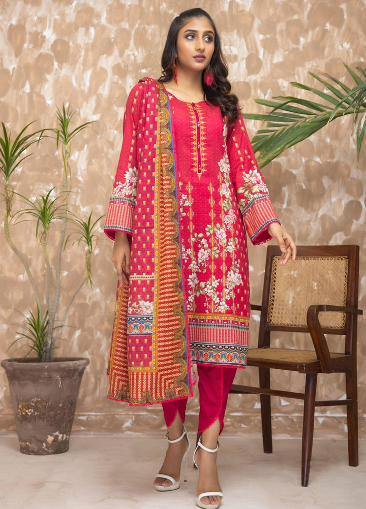 Salina By Regalia Textiles Printed Lawn Suits Unstitched 3 Piece RGT23S-V18 D-02 - Summer Collection