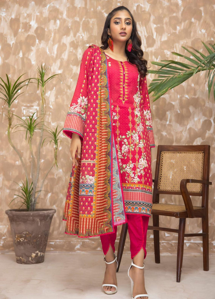 Salina By Regalia Textiles Printed Lawn Suits Unstitched 3 Piece RGT23S-V18 D-02 - Summer Collection
