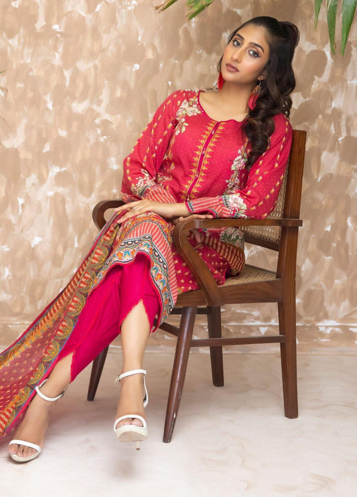 Salina By Regalia Textiles Printed Lawn Suits Unstitched 3 Piece RGT23S-V18 D-02 - Summer Collection