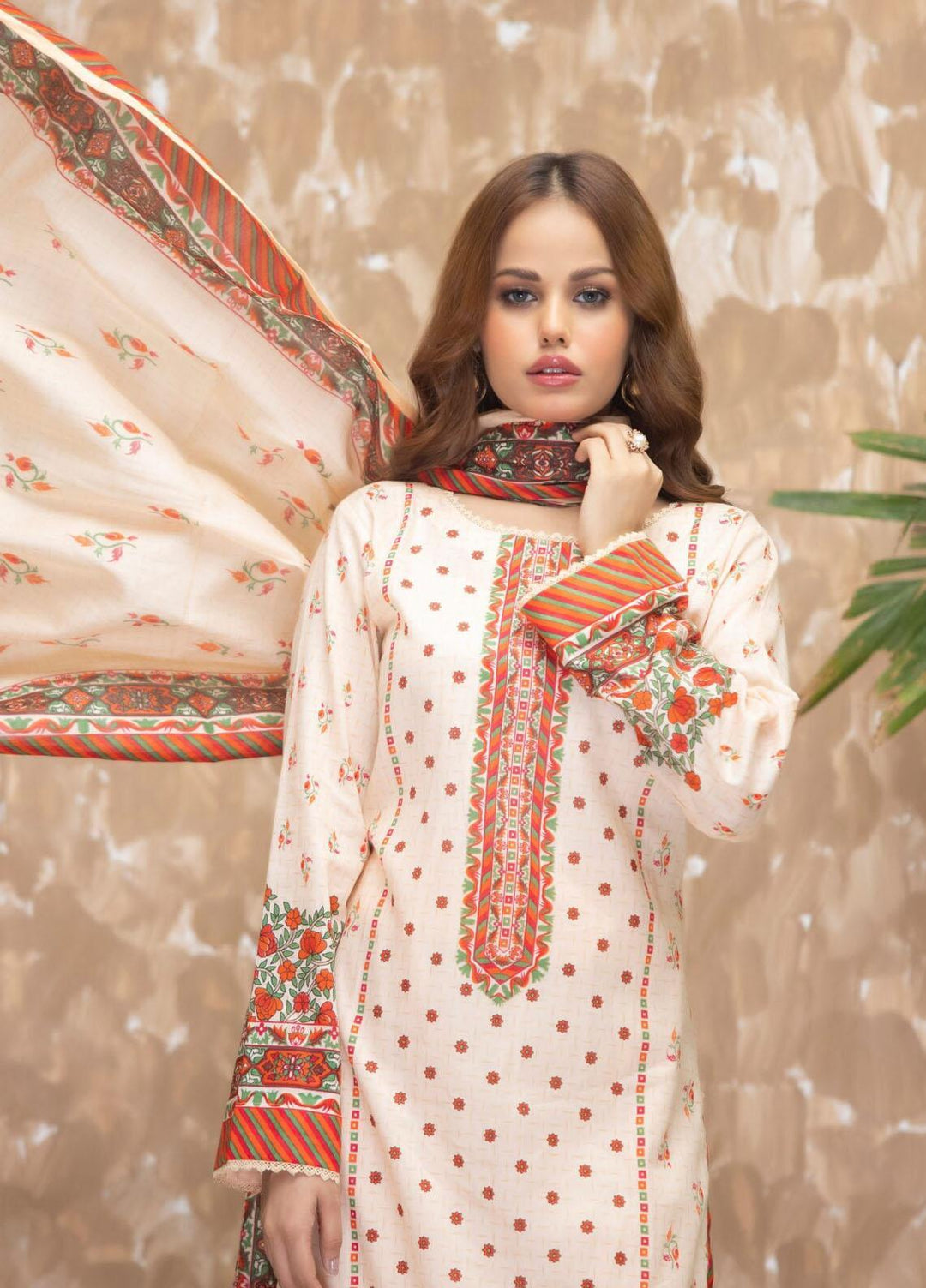 Salina By Regalia Textiles Printed Lawn Suits Unstitched 3 Piece RGT23S-V18 D-03 - Summer Collection