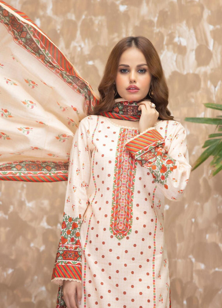 Salina By Regalia Textiles Printed Lawn Suits Unstitched 3 Piece RGT23S-V18 D-03 - Summer Collection