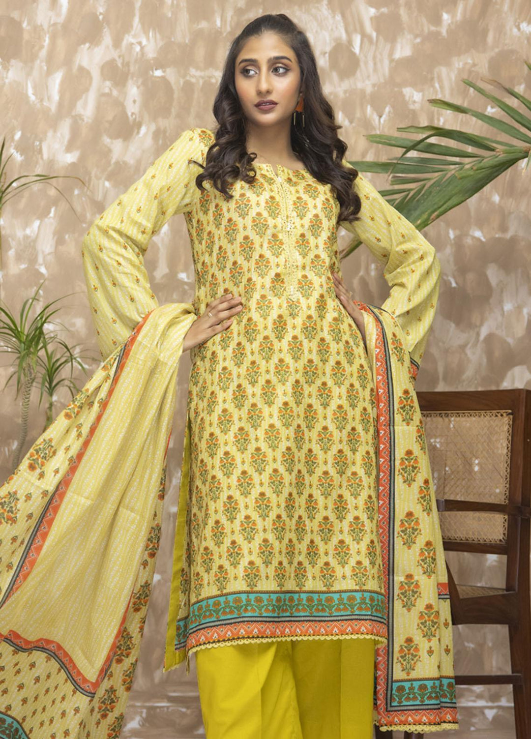 Salina By Regalia Textiles Printed Lawn Suits Unstitched 3 Piece RGT23S-V18 D-06 - Summer Collection