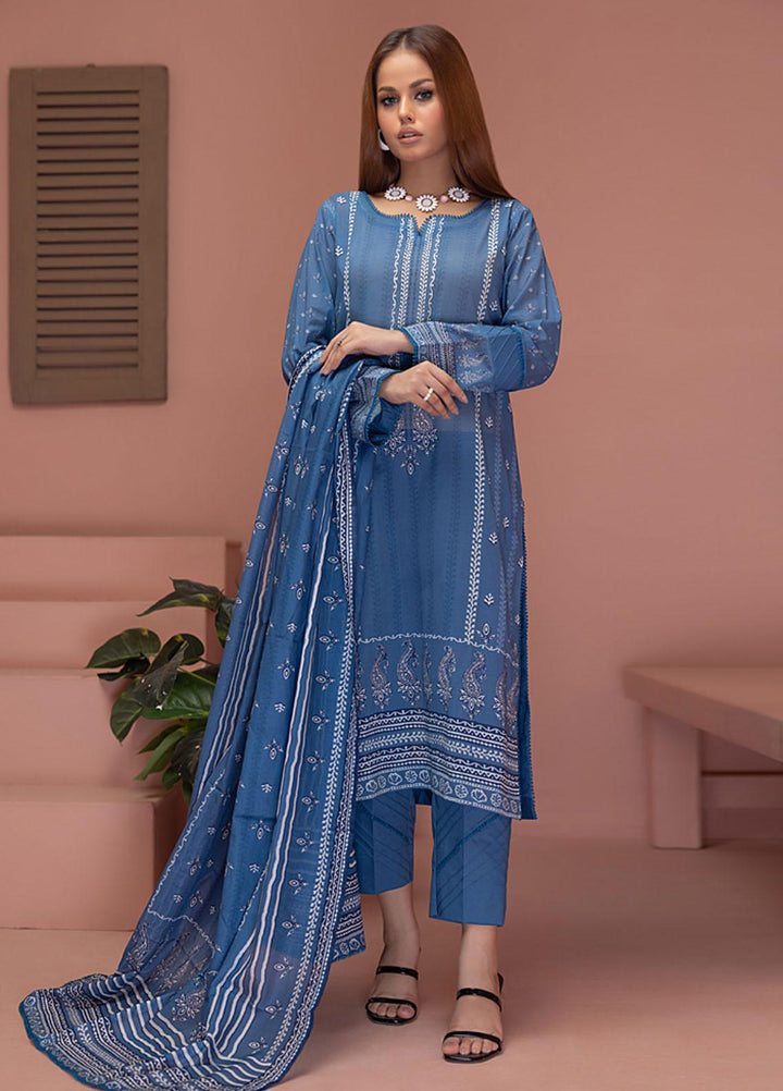 Salina By Regalia Textiles Printed Lawn Suits Unstitched 3 Piece RGT23S-V18 D-09 - Summer Collection