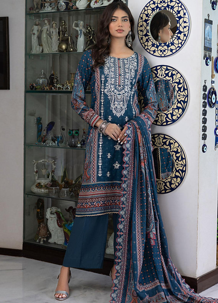 Salina By Regalia Textiles Embroidered Khaddar Suits Unstitched 3 Piece RGT23-SCW SPCWD-3 - Winter Collection