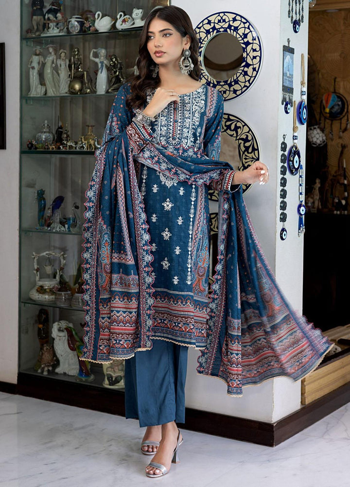 Salina By Regalia Textiles Embroidered Khaddar Suits Unstitched 3 Piece RGT23-SCW SPCWD-3 - Winter Collection