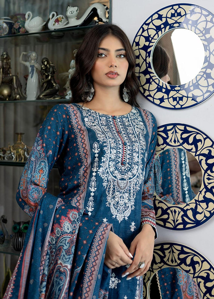 Salina By Regalia Textiles Embroidered Khaddar Suits Unstitched 3 Piece RGT23-SCW SPCWD-3 - Winter Collection