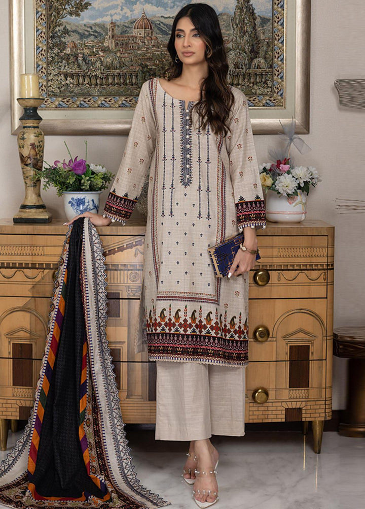 Salina By Regalia Textiles Embroidered Khaddar Suits Unstitched 3 Piece RGT23-SCW SPCWD-4 - Winter Collection