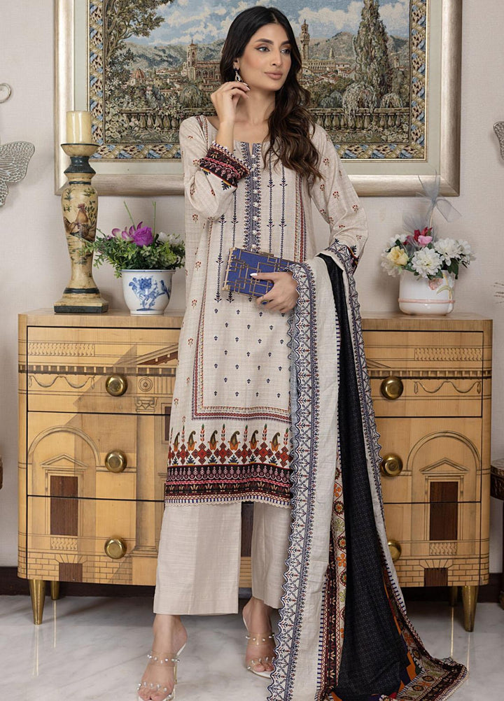 Salina By Regalia Textiles Embroidered Khaddar Suits Unstitched 3 Piece RGT23-SCW SPCWD-4 - Winter Collection