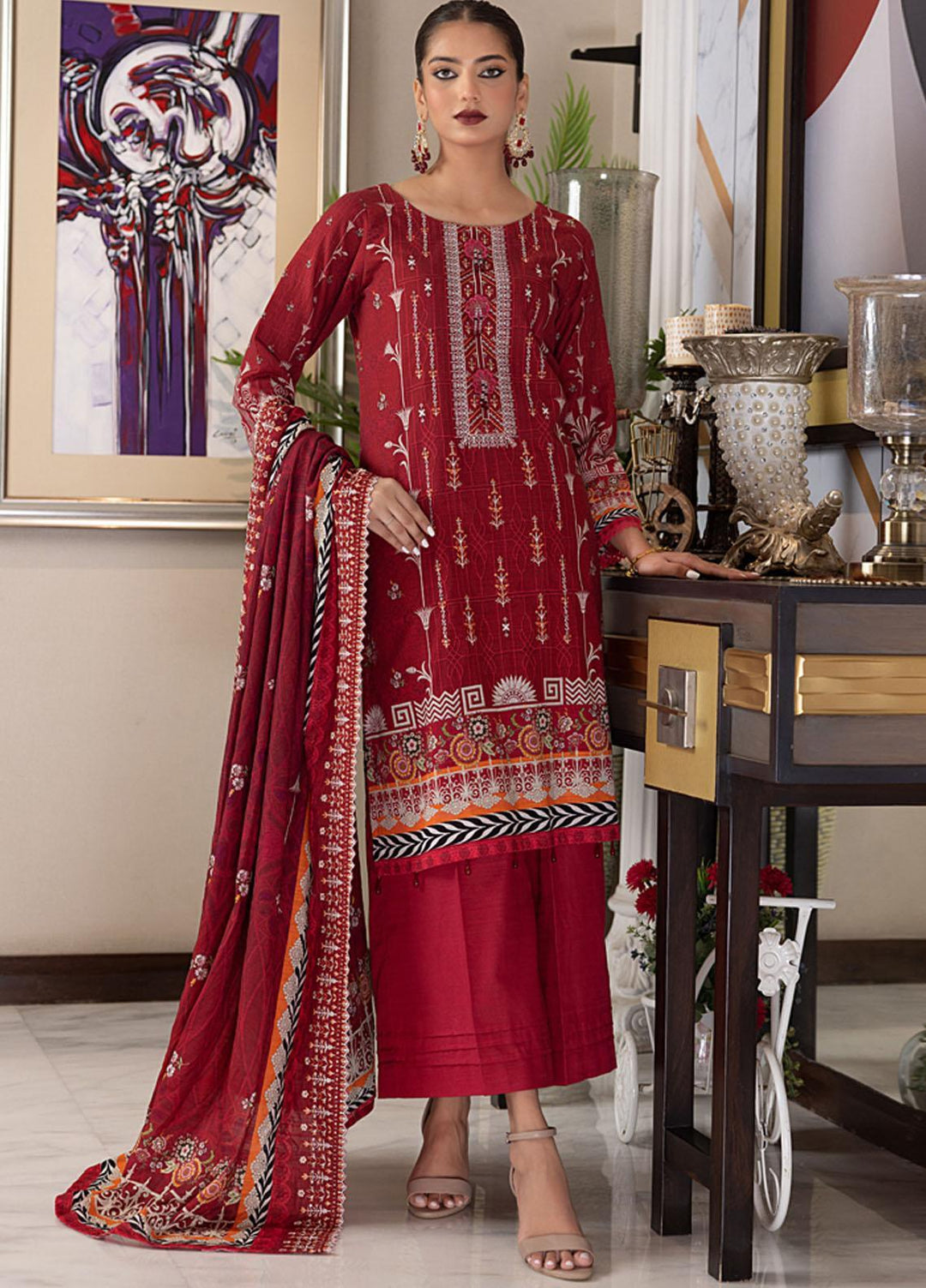 Salina By Regalia Textiles Embroidered Khaddar Suits Unstitched 3 Piece RGT23-SCW SPCWD-6 - Winter Collection