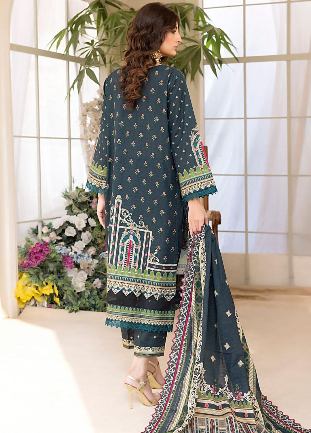 Salina By Regalia Textiles Embroidered Khaddar Suits Unstitched 3 Piece RGT23-SCW-2 SPCWD2-1 - Winter Collection