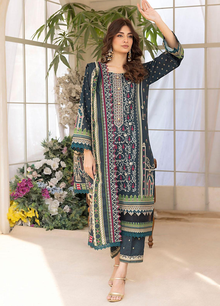 Salina By Regalia Textiles Embroidered Khaddar Suits Unstitched 3 Piece RGT23-SCW-2 SPCWD2-1 - Winter Collection