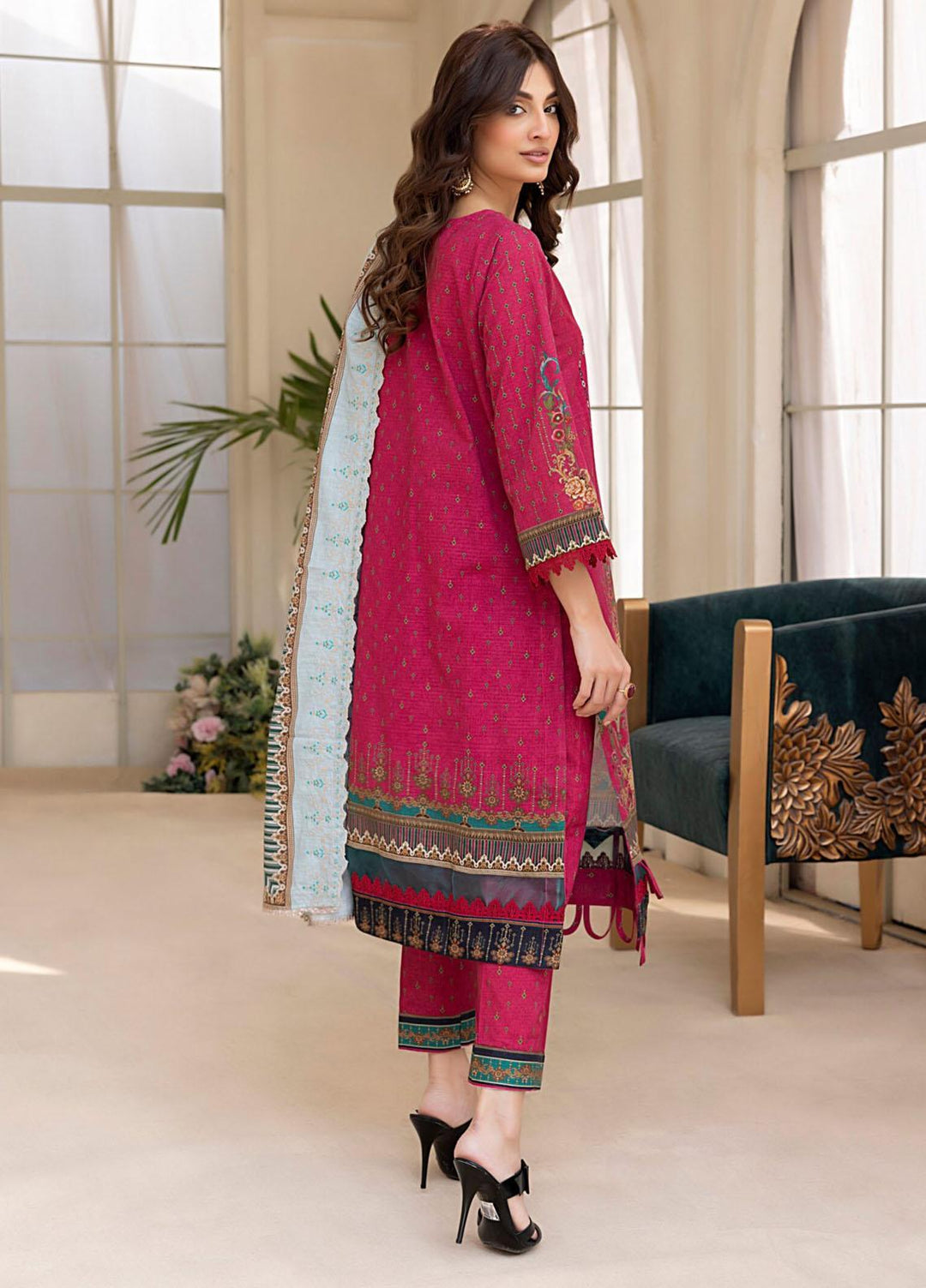 Salina By Regalia Textiles Embroidered Khaddar Suits Unstitched 3 Piece RGT23-SCW-2 SPCWD2-3 - Winter Collection
