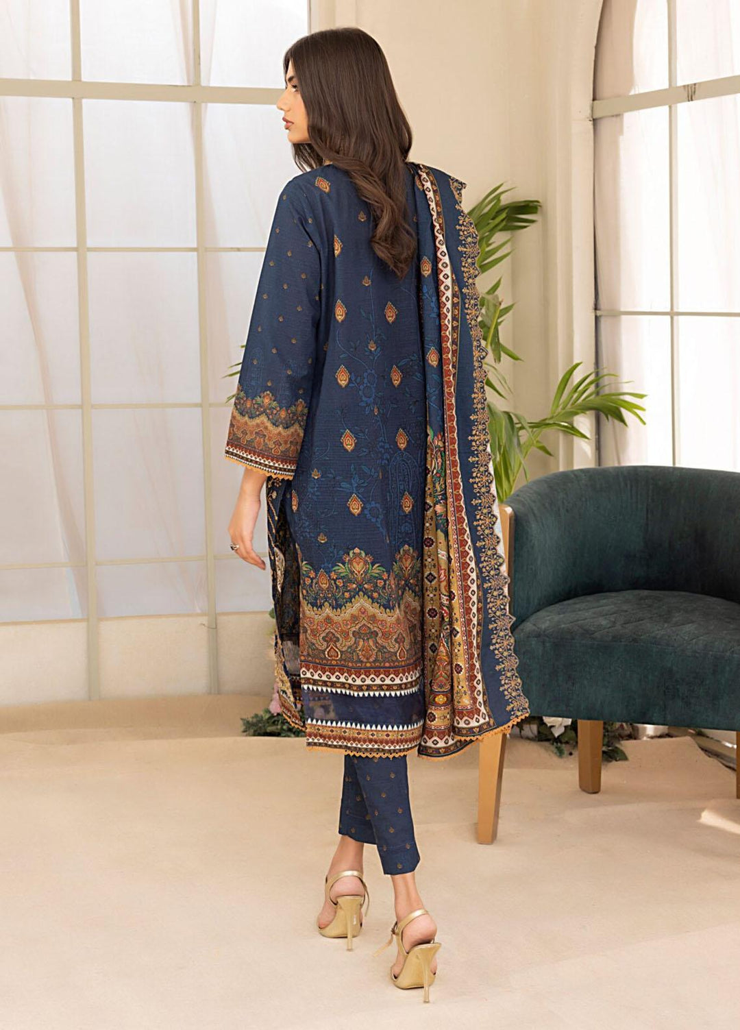 Salina By Regalia Textiles Embroidered Khaddar Suits Unstitched 3 Piece RGT23-SCW-2 SPCWD2-6 - Winter Collection
