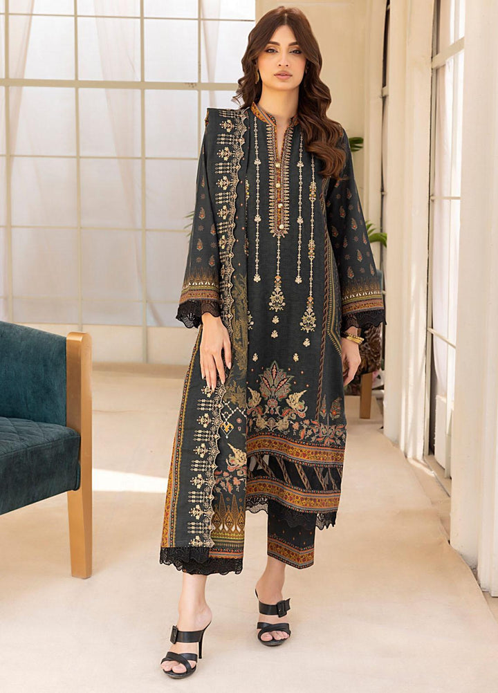 Salina By Regalia Textiles Embroidered Khaddar Suits Unstitched 3 Piece RGT23-SCW-2 SPCWD2-7 - Winter Collection