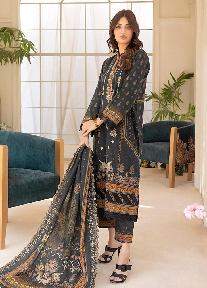 Salina By Regalia Textiles Embroidered Khaddar Suits Unstitched 3 Piece RGT23-SCW-2 SPCWD2-7 - Winter Collection
