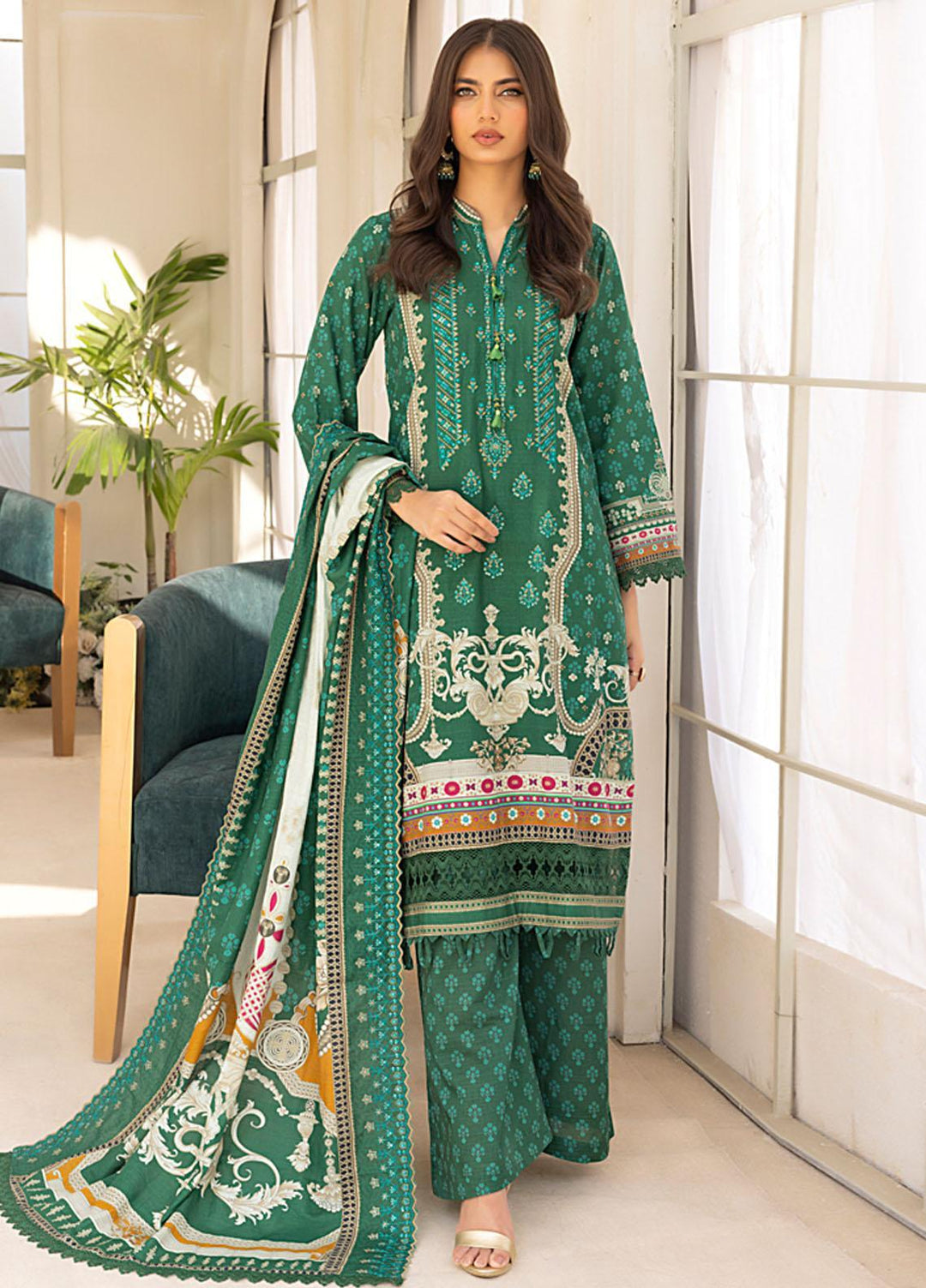 Salina By Regalia Textiles Embroidered Khaddar Suits Unstitched 3 Piece RGT23-SCW-2 SPCWD2-8 - Winter Collection