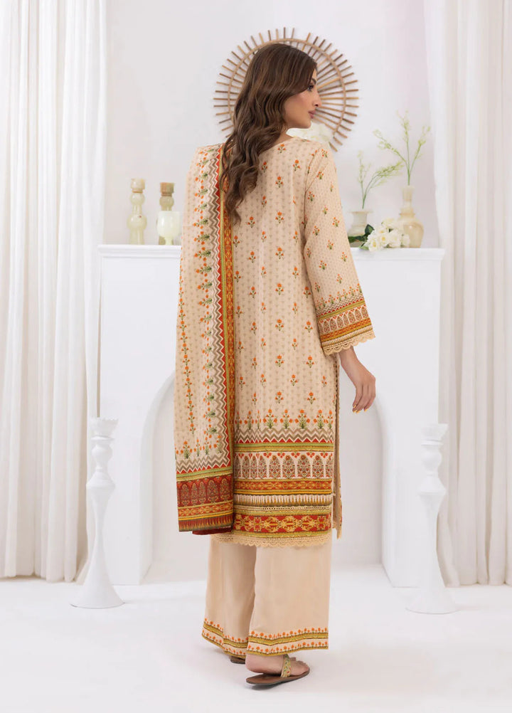 Salina by Regalia Textiles Printed Jacquard Linen Suits Unstitched 3 Piece D-01 - Winter Collection