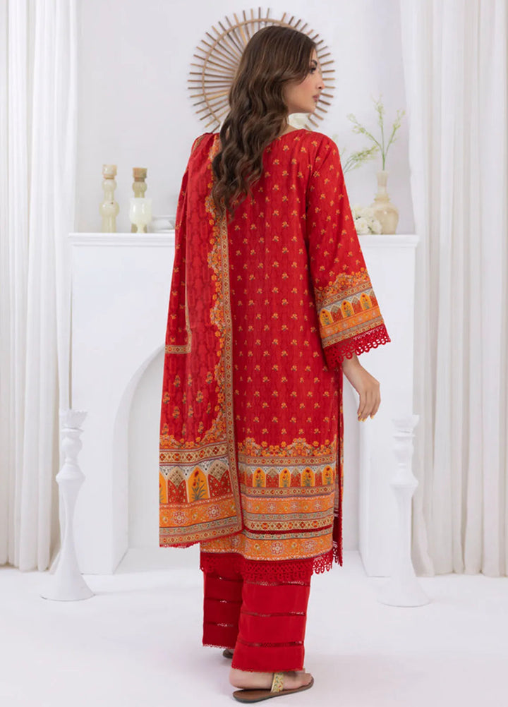 Salina by Regalia Textiles Printed Jacquard Linen Suits Unstitched 3 Piece D-02 - Winter Collection