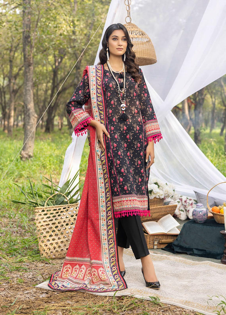 Salina by Regalia Textiles Printed Khaddar Suits Unstitched 3 Piece RGT22K D-01 - Winter Collection